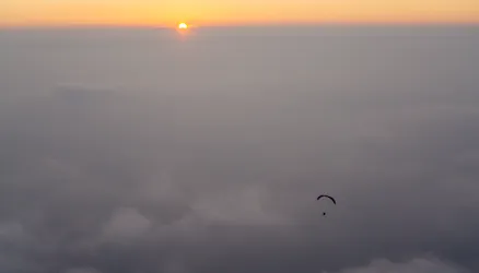 2021-09-04 Above the clouds at sunset